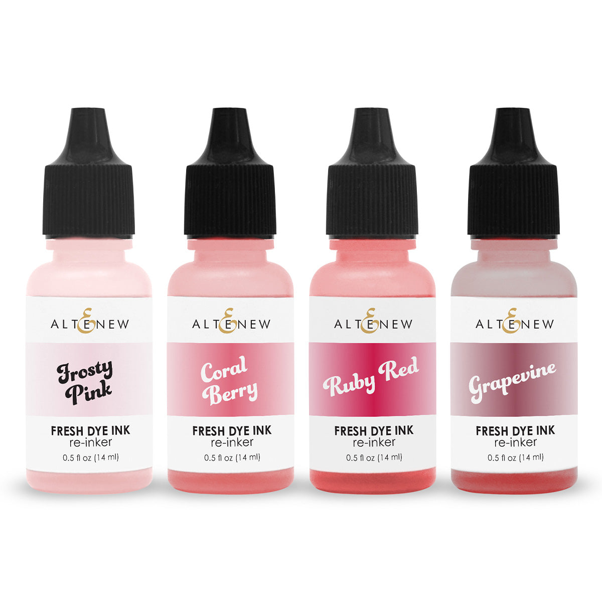 Altenew Red Cosmos Fresh Dye Ink Re-inker - Complete Bundle