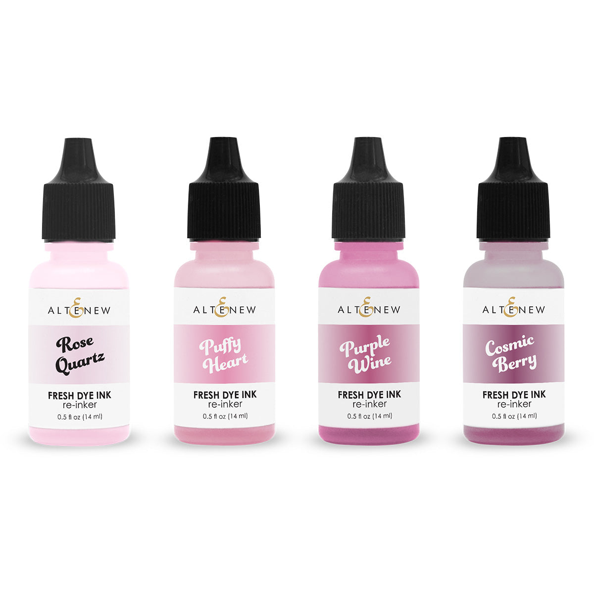 Altenew Rose Petal Fresh Dye Ink Re-inker - Complete Bundle