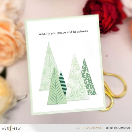 Altenew Festive Triangles Press Plates