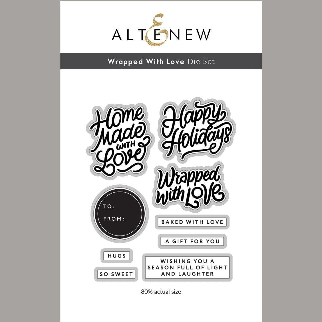 Altenew Wrapped With Love Die Set