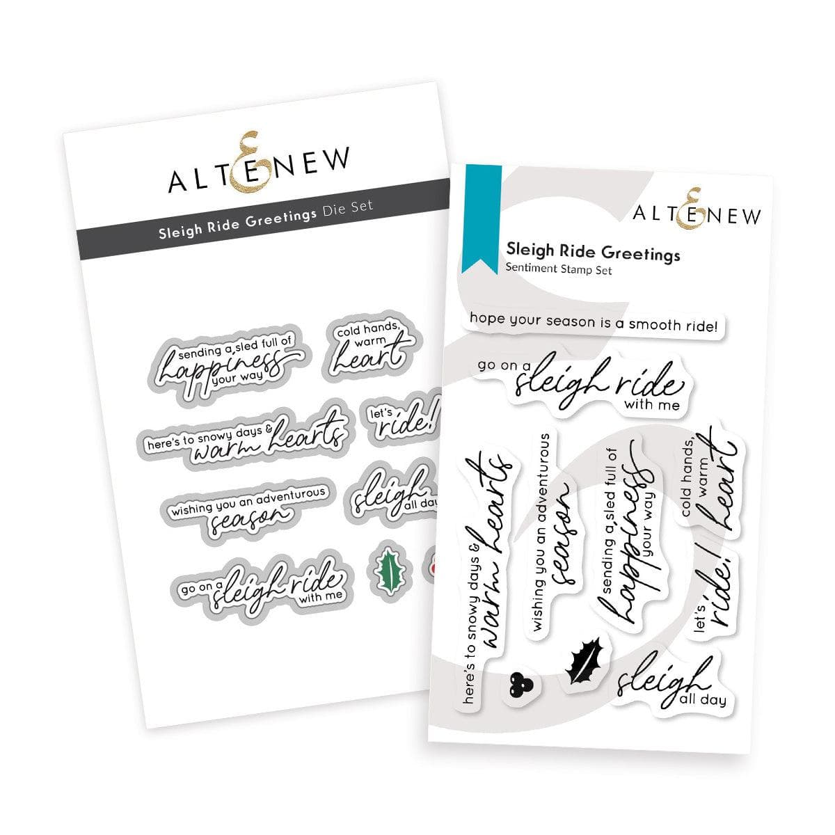 Altenew Sleigh Ride Greetings Complete Bundle