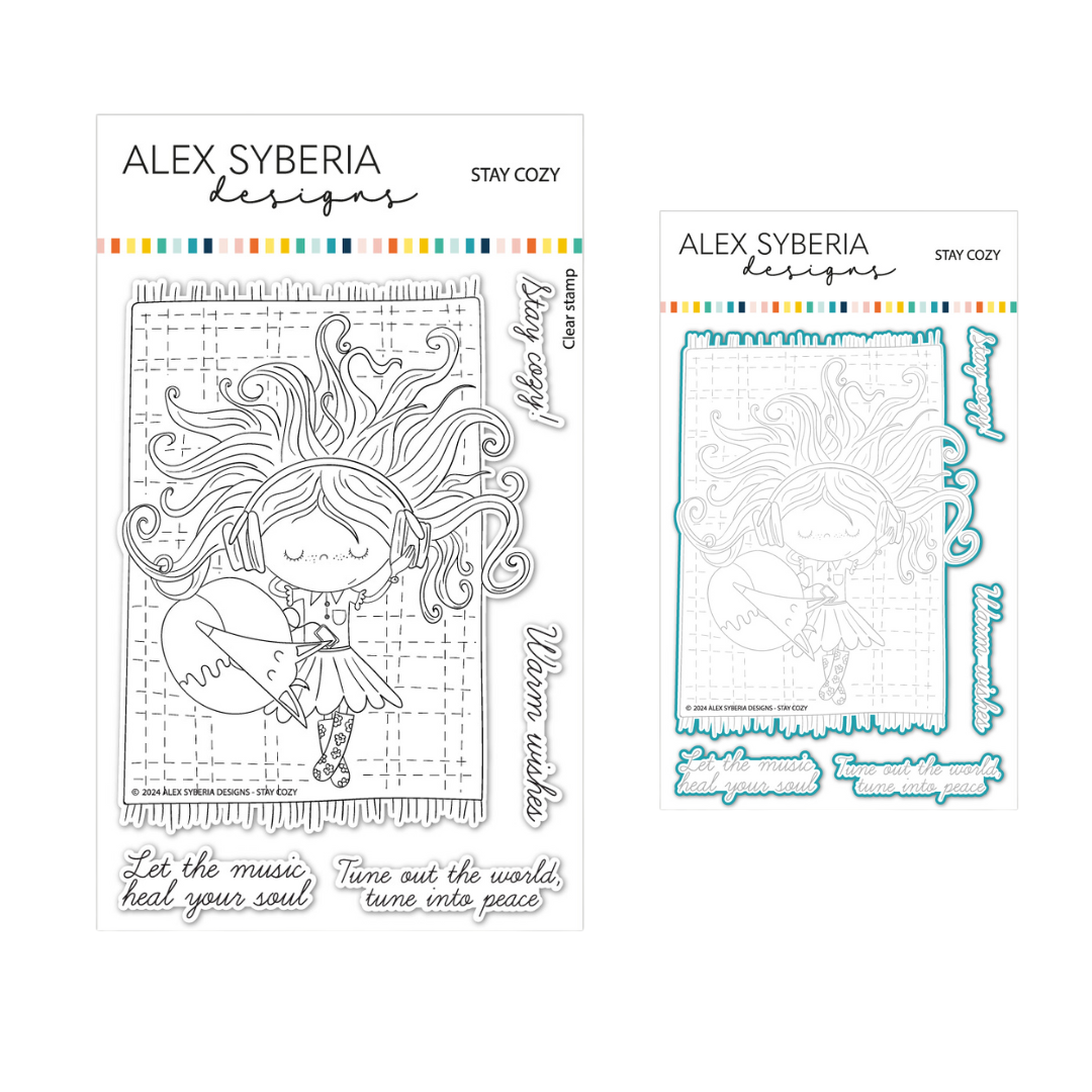 Alex Syberia Stay Cozy Stamp & Die Bundle