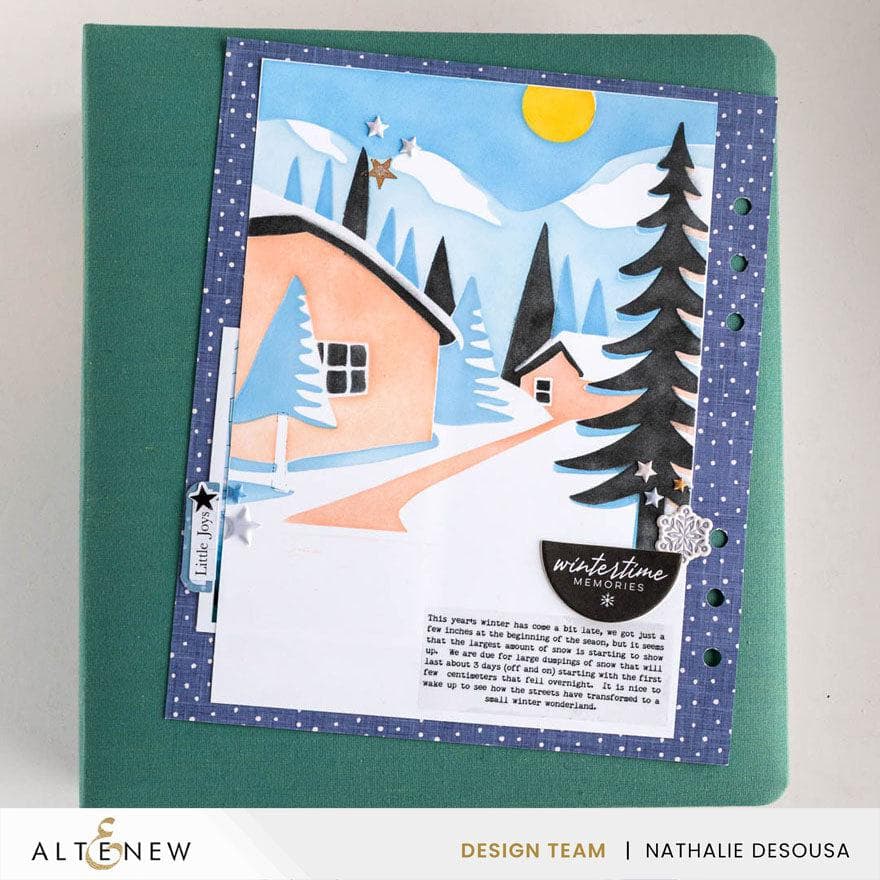Altenew Abstract Village Builder Stencil Set (4 In 1)