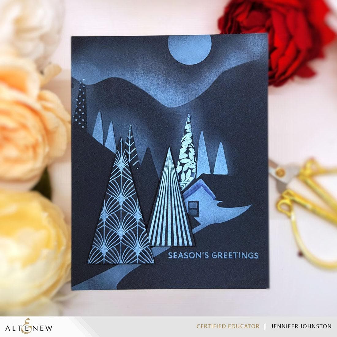 Altenew Abstract Village Builder Stencil Set (4 In 1)