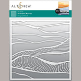 Altenew Brilliant Waves Background Stencil