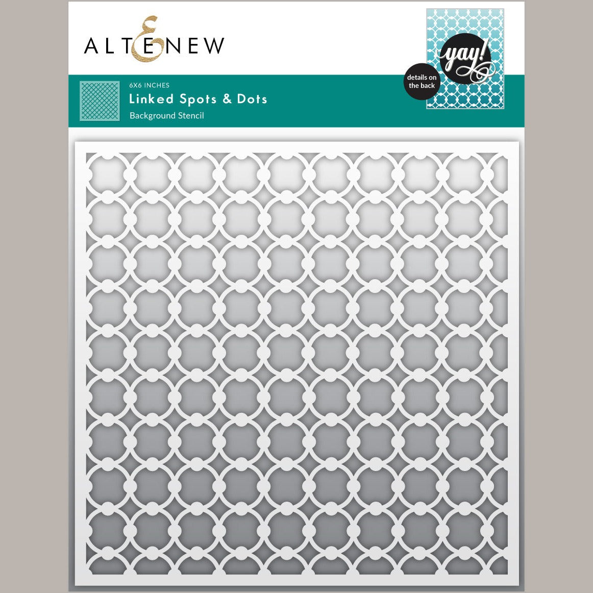 Altenew Linked Spots & Dots Background Stencil