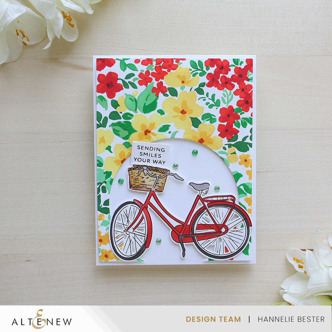 Altenew Stencil Art: Ditsy Flowers Wallpaper Layering Stencil Set (7 in 1)