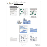 Altenew Stencil Art: Serene Landscapes Layering Stencil Set (6 in 1)
