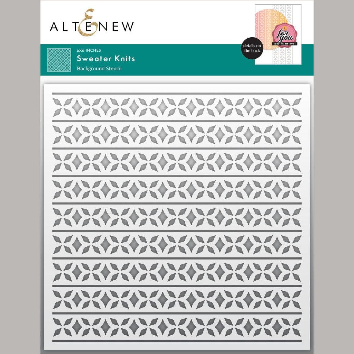 Altenew Sweater Knits Stencil