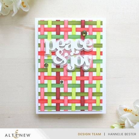 Altenew Woven Ribbon Builder Stencil