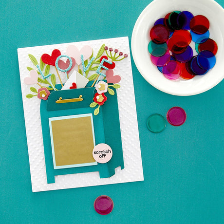 Spellbinders Dazzling Dots Embossing Folder - Celebrate the Season Collection