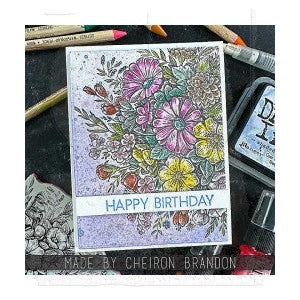 Tim Holtz Cling Mount Stamp: Floristry CMS485