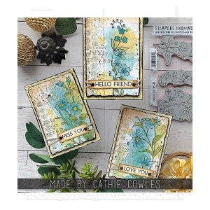 Tim Holtz Cling Mounted Stamps: Embroidery CMS486