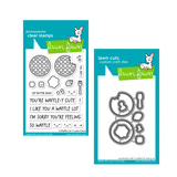 Lawn Fawn A Waffle Lot Stamp and Die Set Bundle