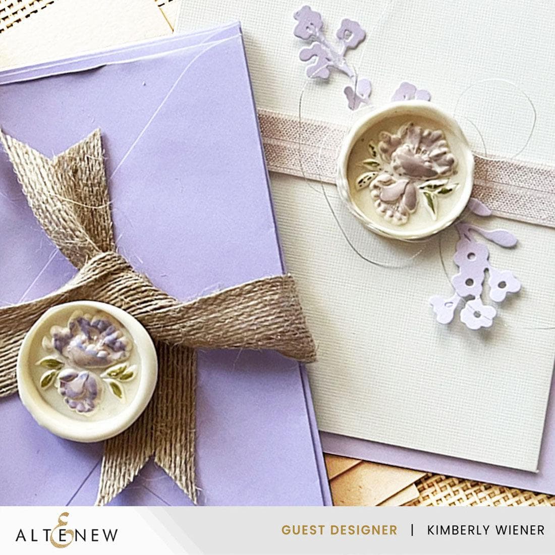 Altenew Soft Peonies Wax Seal Stamp